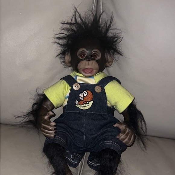 Adorable Handmade Monkey Reborn Doll - Picture 3 of 6